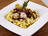 Poached Egg in Wine Sauce on a Nest of Tagliatelle