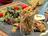 Chicken Nuggets with a Sweet and Savory Salad