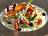 Salad of Crunchy Vegetable Slivers with Lemon and Olive Oil