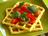 Basil and Gruyère Waffles