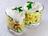 Verrines de poulet au curry et courgettes