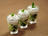 Verrines concombre, menthe et ricotta