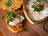 Lentil Fritters with Spicy Raïta