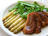 Canard sauté aux pois gourmands et aux asperges