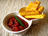Polenta Fries with Tomato Chili