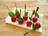 Sucettes de tomates caramélisées