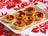 Mini tartelettes aux fraises et à la rhubarbe