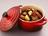 Cocotte de brioche perdue au chocolat et noix de pécan