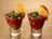 Sangria rafraîchie, brunoise de fruits à la menthe fraîche