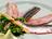 Sardine Fillets Marinated in Raspberry Vinegar with Radish Salad