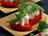 Bouchées sucrées salées de fraises aux deux fromages