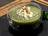 Mint Cucumber Soup and Pesto Whipped Cream