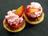 Creamy Grenadine and Plum Tartlets