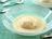 Dômes de pommes à la crème anglaise