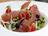 French Petits Pois with Pork Lomo and Strawberries 
