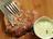 Lamb Steak with Garlic Cream Sauce