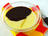Crème à la vapeur au limoncello, coulis de chocolat