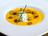 Crécy Carrot Soup with Avruga Caviar Cream and Horseradish