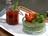 Parsley Flan with Tomato Coulis 