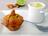 Almond Muffins with Lime Cream