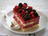 Berry Mousse Cake with Raspberry Coulis