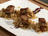 Grilled Cumin Pork, Wheat with Raisins and Preserved Lemon