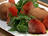 Tomato and Crispy Deep Fried Mozzarella Fritters