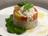 Fresh Crab with Citrus Fruit and Almond Milk Ice Cream