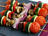 Eggplant and Zucchini Skewers