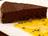 Moist Chocolate Cake and Passion Fruit Sauce