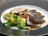 Sea Bass Marinated in Cumin with Sucrine Salad