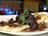 Beef Cheeks in Red Wine Sauce with Pan-Fried White Asparagus and Olives 