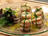 Scallop Bites with Smoked Salmon and Orange Vinaigrette