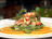 Shrimp Salad and Zucchini Spaghetti 