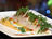 Sea Bream Ceviche, Young Mizuna and Fine Sweet Potato Mash