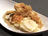 Yam Gratin and Chicken Yassa