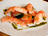 Vegetable Tartlet with Sautéed Scampi and Pesto