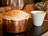 Hot Peach Soufflé with Sorbet