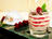 Grandma's Raspberry Verrine, Cotton Candy Sugar and Speculoos Crumble