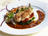 Ris de veau au chorizo et coquillages, sauce citron confit