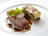 Roasted Iberian Pork Chops and Celeriac Parmesan Fondant with Truffle