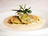 Jumbo Shrimp Ravioli with Fresh Cilantro, Braised Vanilla Cabbage and Green Crab Soup