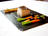 Grilled Pollock Fillet with Braised Baby Carrots in Coconut Milk and Crispy Madras Curry Ricotta
