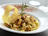 Shrimp and Scallop Carbonara with Parmesan Crisps