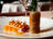 Escalope de foie gras en kadaïf, suprêmes d'oranges et tartelette de kumcat confit