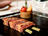 Angus Beef and Foie Gras Skewers with Oxtail Charlotte