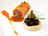 Lamb Noisette with Eggplant Purée and Bell Pepper Coulis