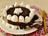 Vacherin praliné, sauce chocolat