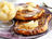 French Toast with Pears in Vanilla Syrup