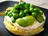 Fava and Pea Polenta Tarts
